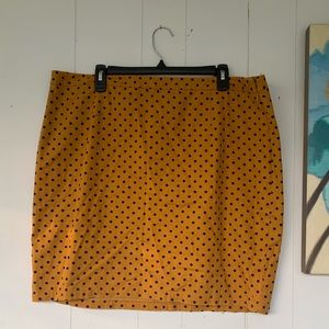 Gap Polka Dot Pencil Skirt